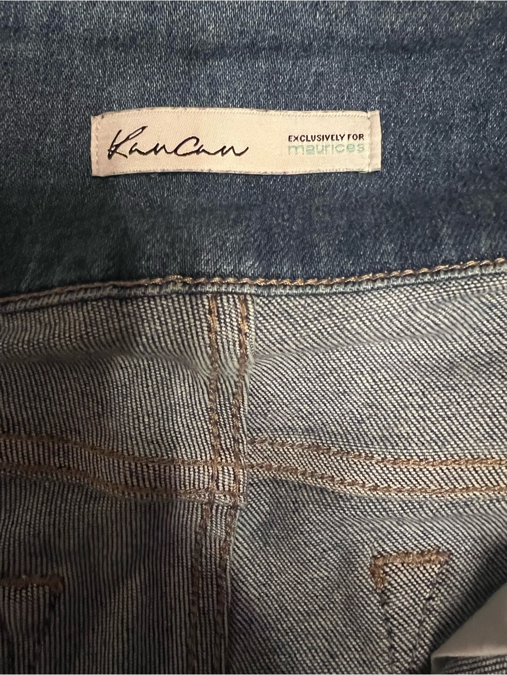 KanCan Dark Blue Distressed Cropped Jeans - Picture 8 of 8